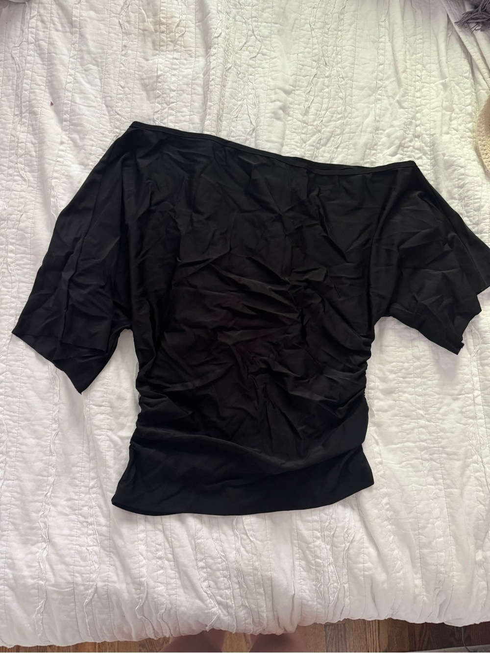 White Fox Boutique Black Off-the-Shoulder Blouse